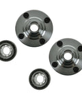 Front Left And Right Wheel Bearing Hub Assembly Kit Two Piece Set For 98 02 Chevrolet Prizm 93 97 Geo 93 02 Toyota Corolla No ABS Brakes Direct Fit Replacement With Durable Bearings And Sealed Hubs