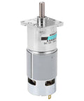 Super Cool Mini Dc Gear Motor With Metal Gears Runs Smooth At 30 Rpm for robotics with a 12V DC power supply.