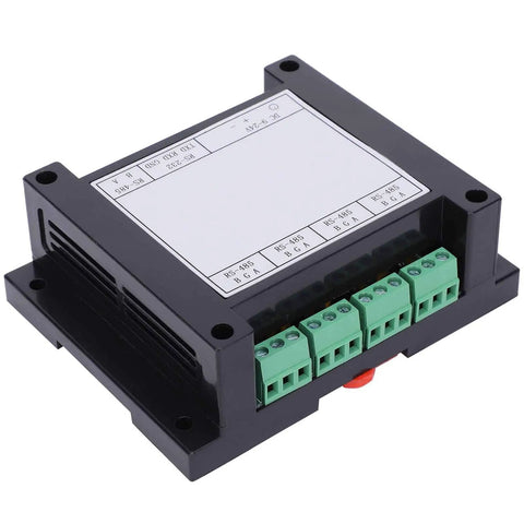 4 Channel RS485 Repeater With Photoelectric Isolation DC DC Isolated Power Supply Industrial Grade Signal Divider Hub Splitter from side