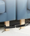 Sectional Couch Connector Strap Adjustable Sofa Clip No Slip Nylon Cinch Strap with metal buckle securing sofa legs