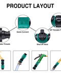 Hose Shut Off Valve Kit With Quick Connects For Garden Hoses, Must Have Five Valves, Ten Rubber Washers, Ten Male Adapters