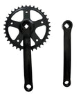 Single Speed Crankset 36T 170mm Crankarms For Mountain And Road Bikes Fixed Gear Square Taper Chainring, BB Excluded.
