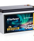 100Ah 24V LiFePO4 Battery With Built In 100A BMS For Trolling Motors Marine RV Boat And Solar Home Storage Deep Cycle Power