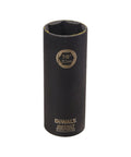 Single socket from the Impact Socket Set With Half Inch Drive Ten Piece Including Eight Common Sockets And Two Adapters