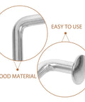 Close-up of J bolts from Galvanized Pallet Rack Safety Pins With J Bolts Pack Of 100 For Heavy Duty Racking And Shelving Units Iron Construction
