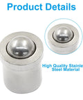 Heavy Duty Stainless Steel Ball Spring Plungers Packing Dead Tight Grip For Precision Machinery Adjustments 4mm By 5mm Specs, close-up view.