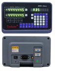 Front and back view of 2 Axis DRO Digital Readout For CNC Milling Lathe With 5 Micron Resolution, 11.6 Inch Display.