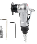 Handheld Air Chamfering Machine Pneumatic Straight Grinder With Deburring Cutter And Installation Tool Set For Accurate Edge Beveling and Surface Prep Light Weight Elbow Design Boosts Work Efficiency Durable Construction with accessories.