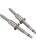Precision Machined Ballscrew Featuring Rock Solid Bk Bf Ball Nut Housing For Heavy Duty Cnc Assembly And Smooth Linear Motion built from heat treated steel.