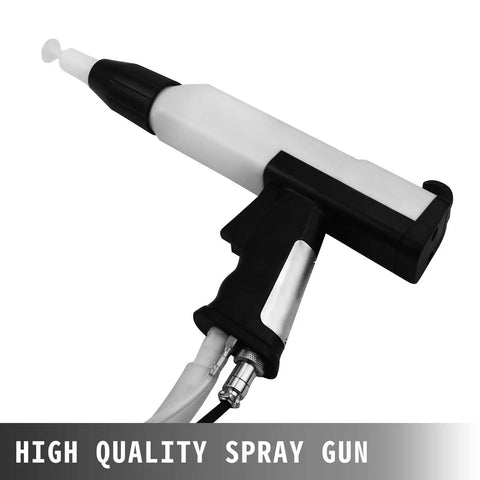 Industrial Powerhouse Electric Powder Coating Machine Equipped With Electrostatic Spray Gun For Slick Metal Results Featuring Badass Long Lasting Rust Defense And Corrosion Resistance, high quality spray gun detail.