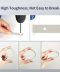 Testing toughness of Tough 3D Printer Resin 2.0 with drill and bending demonstration, showcasing durability and strength.