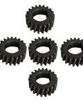 5 Piece Push Bike Gear Flywheel Bevel Pinion Kit For 66cc 80cc Gas Powered Motorized Bicycles Replacement Durable Small Bevel Wheel Set