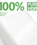 High Density Polyethylene Blocks 6 By 3 By 2 Inches 100 Percent Virgin Solid Plastic Precision Cut For CNC Machining Food Safe