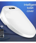 Kick Your Feet Up While Using This Game Changing Smart Bidet Seat Cover With Snappy Digital Controls Plush Heated Cushion Toasty Air Dryer Hidden Night Glow And Effortless Touch Buttons For Round Lids, smart toilet seat cover with remote and digital display.