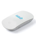 Smart WiFi Water And Freeze Detector With 80dB Audible Alarm Text And Email Alerts Continuous Home And Investment Property Monitoring Two Year Battery Life With Replaceable AAA Batteries, shown with white casing.