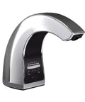 Chrome Touchless Counter Mount Soap And Hand Sanitizer Dispenser In Chrome With 1.5 L Capacity, side view