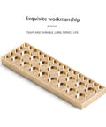 Heavy-Duty Pure Copper 36 Compartment Organizer That Handles Every Tiny Watch Screw And Clock Part With Ease While Keeping Your Bench Super Neat For The Weekend Warrior, flat compartment design, 70x19.5x5MM.