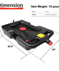 15 Gallon Low Profile Oil Drain Pan For Easy Oil Change 58 Quart Capacity Heavy Duty Automotive Drain Container dimensions