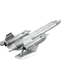 SR-71 Blackbird 3D Metal Model Kit For Easy Assembly No Glue Needed Clip And Twist Tabs With Tweezers Ideal Hobby Project For Teens And Adults Durable Aircraft Build Fascinating Tech Replica.