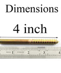 Built Like A Truck 8 Pack Galvanized Hanger Bolts 3/8 Inch By 4 Inch dimensions showing a 4-inch double headed bolt.