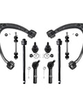 12Pc Front End Suspension Kit For 07 13 Chevy Silverado 1500 Includes Ball Joints Steel Lower Control Arms And Beefed Up Bolt On Replacement For A Smoother Ride. 12-piece steel suspension parts set