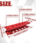 Heavy Duty Magnetic Tool Holder Rack For Screwdrivers And Pliers Wall Mount Pegboard Organizer size dimensions in cm and inches.