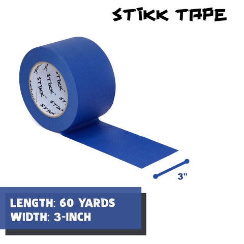 Blue Painter Tape 3 Inch By 60 Yards For Clean Edges And Sharp Lines On Walls Trim And Ceilings Residue Free Masking Tape For DIY Paint Projects With Medium Tack And Easy Peel