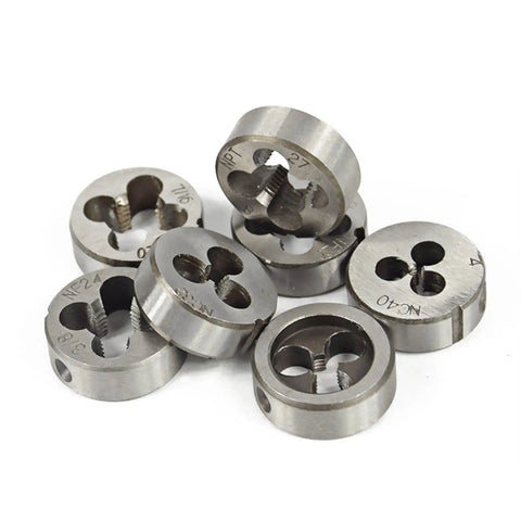 Premium Alloy Steel Tap And Die Set Includes 20 To 40 Precision Threading Tools Plus Wrench For Professional Repairs And DIY Projects In Tight Spaces With Tough Durable Construction You Can Rely On, alloy steel dies