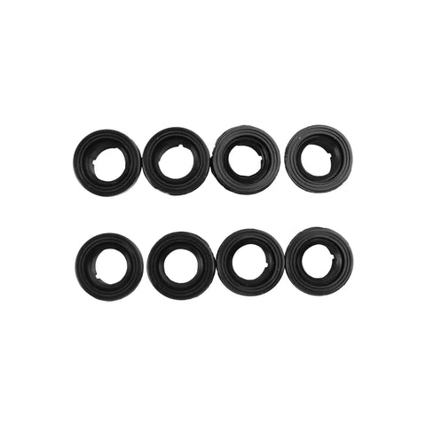 Heavy Duty Suspension Upper Lower A Arm Control Lever Flanged Sleeve Bushings Isolators Kit Eight Piece Replacement M158746 set of black bushings