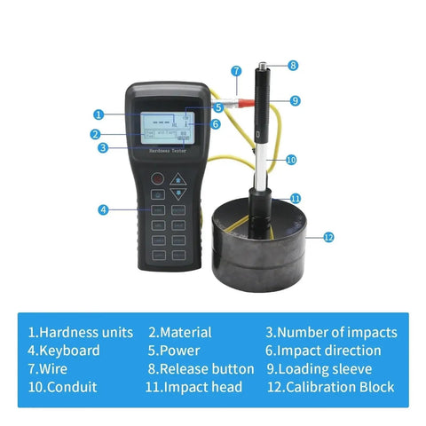 The Legit Pick Portable Leeb Hardness Tester Crushes Metal And Steel Testing With Straight Precision Multi Format Conversion And Big Screen Readings for Boss Level Quality Control.