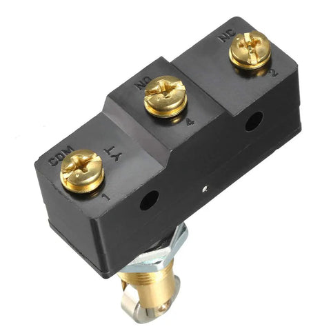 Panel Mount Roller Plunger Micro Action Switch 2 Pack With 1NO 1NC Contacts 15A 125 250 Or 380VAC For AC DC Control Circuits IP40