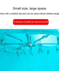 Portable 900W Mini Electric Clothes Dryer Rack For Apartments And Travel Ready with clothes clips, drying 8-10 items simultaneously.