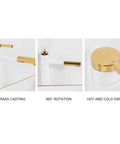Clean As A Whistle Rectangular Ceramic Vessel Sink Built Tough For Daily Wear Fits Standard Counters with brass faucet and 360° rotation.
