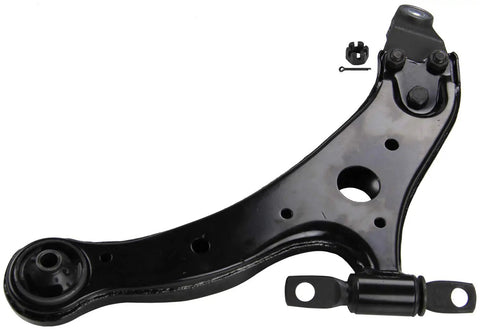 Front Right Lower Suspension Control Arm And Ball Joint Assembly For Toyota Camry And Avalon Fits 2007 2011 Camry And 2012 2017 Camry Also Compatible With Lexus ES350 ES300h And 2005 2018 Avalon OEM Grade Replacement black steel arm with ball joint