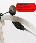 Heavy Duty Steel Main Line Drain Auger Manual Plumbing Snake with rolling ball handle for effective unclogging force.
