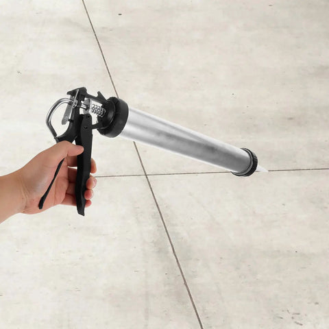 Built Tough As Nails Metal Caulk Smoothing Tool With Thick Reinforced Rod For Precision Sealant Bead Control Pro Finish That Glides Smooth Over Every Joint held in hand