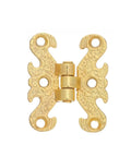 Vintage Lace Hinges for Wood Boxes and Jewelry Chests with Soft Close Damping System, gold decorative cabinet hardware