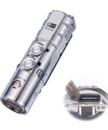 Titanium EDC Flashlight 1000 Lumens Rechargeable USB C Magnetic Pocket Clip Beast Mode Beam for Everyday Carry