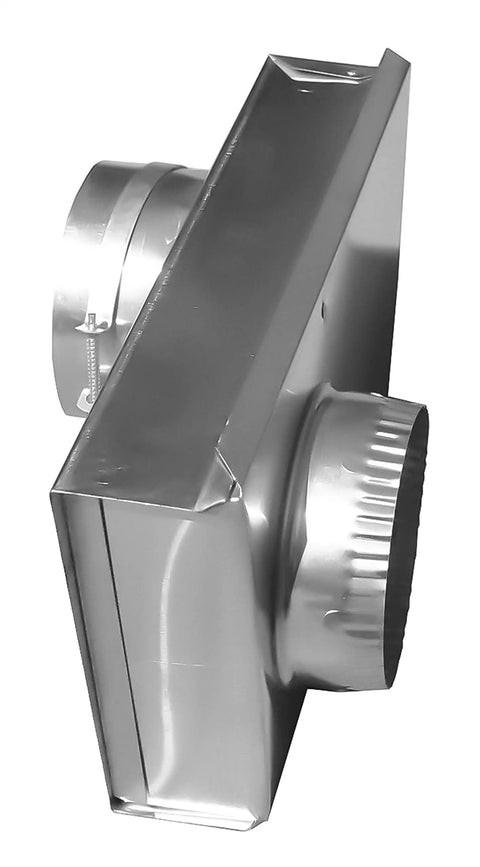 Saf-T-Duct Zero Dryer Vent Periscope For Tight Spaces, Adjustable Zero To Five Inch Length, Aluminum Construction