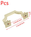 Gold Cabinet Pulls 2 Pack, 2.5 Inch Hole Center Solid Zinc Alloy Drawer Handles, Anti Tarnish and Rust Proof with dimensions