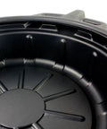 Portable Oil Drain Pan With Anti Splash Lip For Clean Oil Changes, Heavy Duty Polyethylene, Black Finish, interior detail