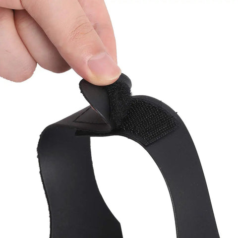 Close-up of adjustable strap on Universal Nine Sixteenth Inch Thread Spindle Bike Pedals With Straps For Indoor Exercise Bikes