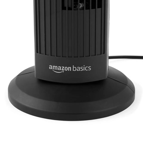 Big Time Cooling Tower Fan For Home With Ultra Quiet Operation Smooth Sixty Degree Oscillation And Easy Turn Dial Controls Plus Three Fast Speed Settings In Tight Black