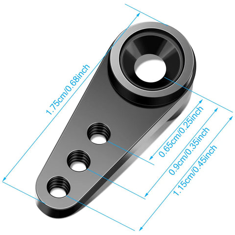 SCX24 Servo Steering Upgrade Kit With Metal Mount Bracket And Horn For RC Cars And Boats High Precision Metal Gear Durable Brass Build
