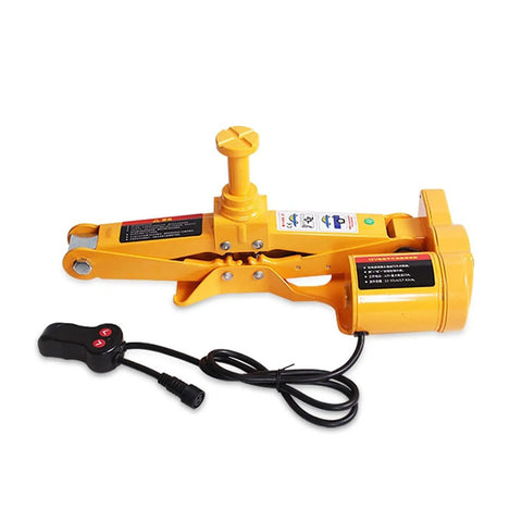 Beefy Electric Trailer Jack With 2 Ton Capacity And 42 Cm Lift Height, yellow, wireless remote, vehicle lifting tool