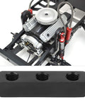 Three Way Air Hose Inline Manifold Block Splitter One Quarter Inch Aluminum For Pneumatic Tools And Compressors