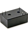 Compact 3W AC-DC Switching Power Supply Module With 5V At 0.6A Output Using Wide 85-305VAC Input, black casing.