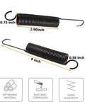 Hella Smooth Six Inch Extension Spring For Recliner Tilt Assist Mechanism Two Pack, heavy duty steel springs with dimensions.