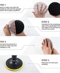 Step-by-step guide to using Grab These 50 Piece 6 Inch Mesh Sanding Discs With Hook And Loop Back for metal and drywall.