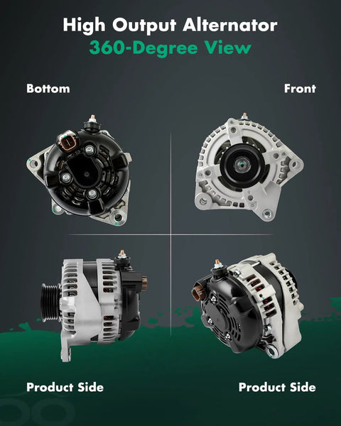 High Output 150Amp 12V Replacement Alternator For Toyota 4Runner 4.7L 2003-2007 And Lexus GX470 4.7L 2003-2007 multiple views